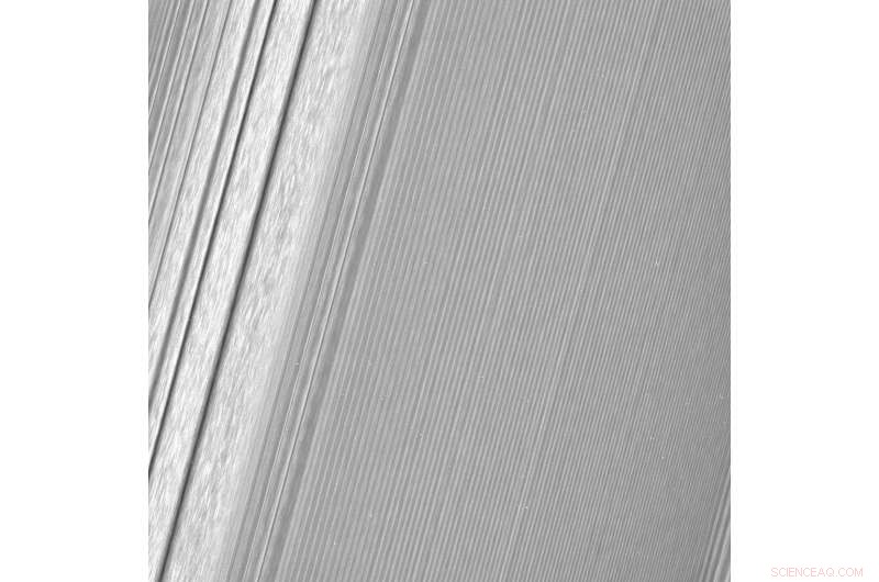 Cassini s Close View Unveils Saturn’s Rings in Unprecedented Detail