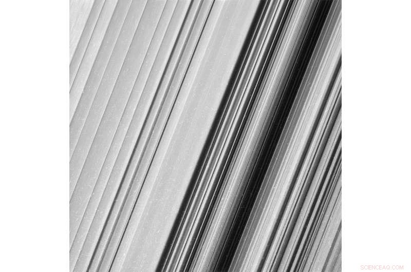 Cassini s Close View Unveils Saturn’s Rings in Unprecedented Detail