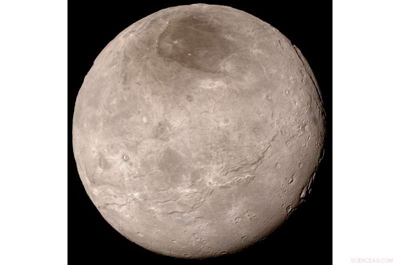 New Study Links Pluto’s Red Spot to Impact That Created Charon