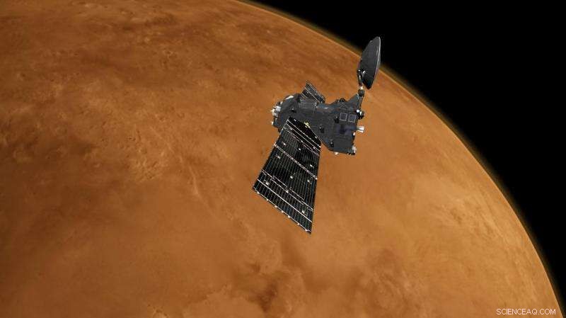 ESA s ExoMars Orbiter Advances Toward Final Mars Orbit