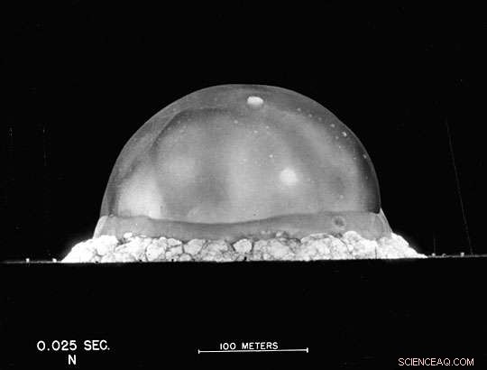 First Nuclear Explosion Validates Theory on Moon Formation