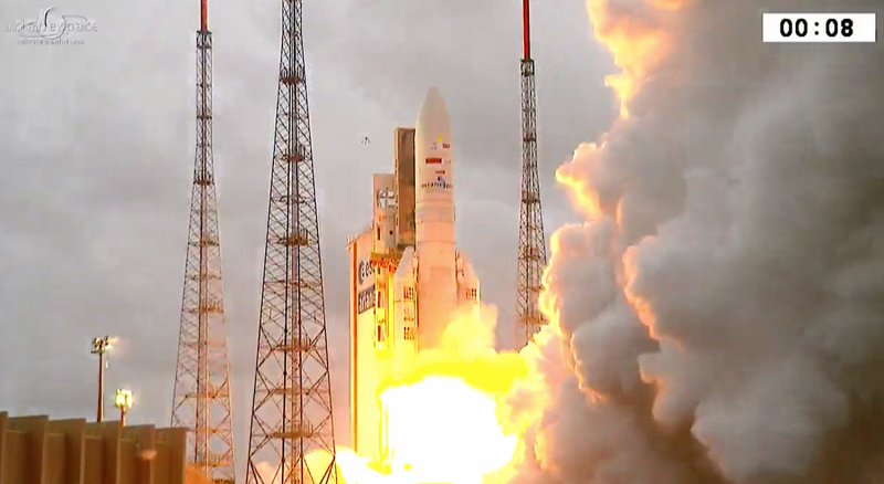 Ariane 5 Flight VA235: Successful Launch of Sky Brasil-1 & Telkom-3S Satellites