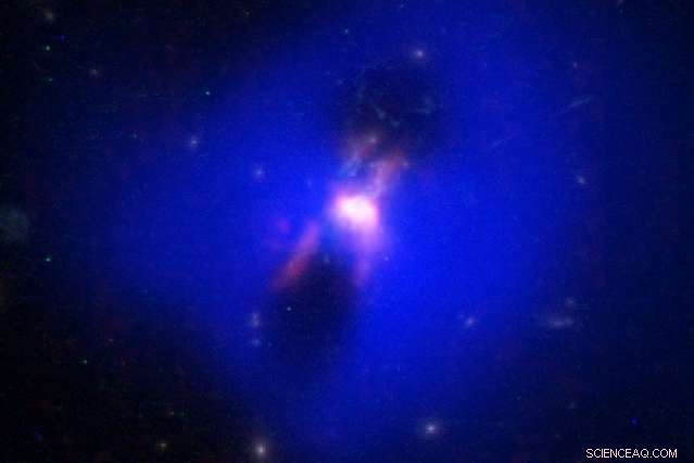 Astronomers Uncover How Black Hole Jets Fuel Star Formation in Phoenix Cluster