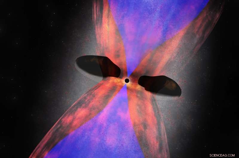 Astronomers Uncover How Black Hole Jets Fuel Star Formation in Phoenix Cluster