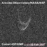 Arecibo Observatory Reveals High‑Resolution Images of Comet 45P/Honda‑Mrkos‑Pajdusakova