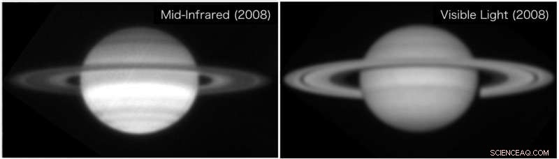 Mid-Infrared Images Reveal Bright Cassini Division in Saturn s Rings
