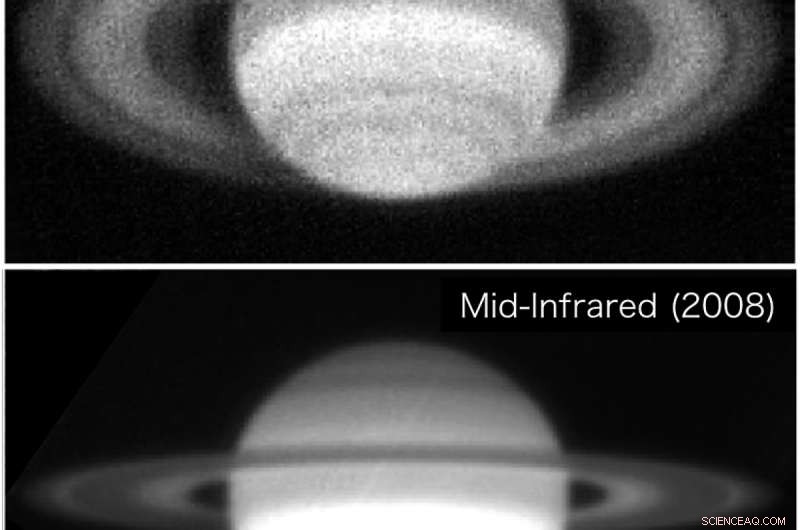 Mid-Infrared Images Reveal Bright Cassini Division in Saturn s Rings