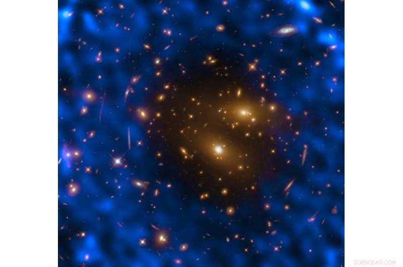 Hubble Reveals Galaxy Cluster Secrets and Cosmic Background Imprints