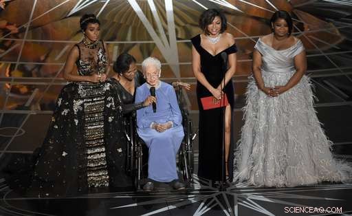 Katherine Johnson, Former NASA Mathematician, Celebrates Oscars Moment at 98