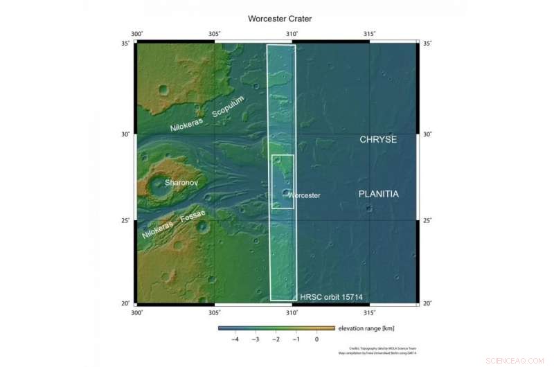 Mars Express Discovers Massive Flood Remnants in Kasei Valles
