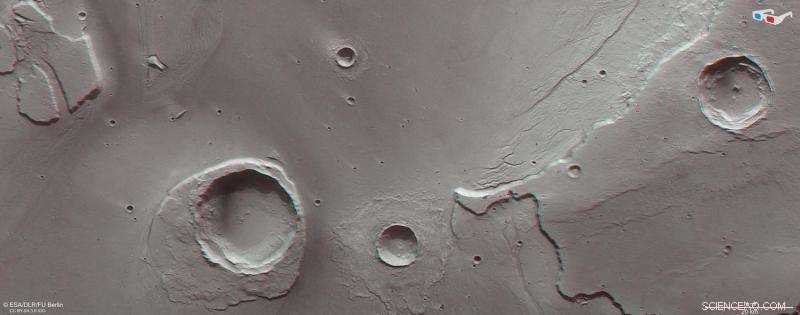 Mars Express Discovers Massive Flood Remnants in Kasei Valles