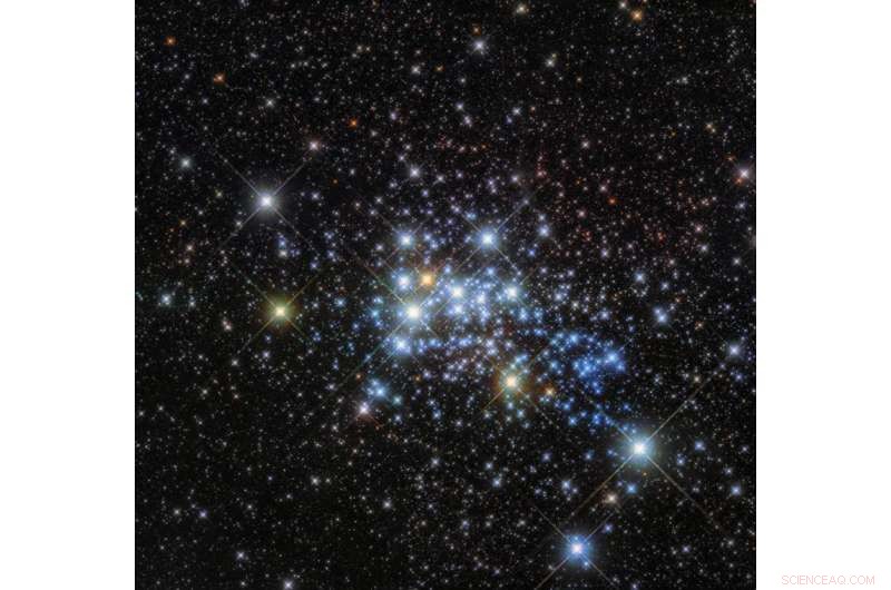 Hubble Reveals Hypergiant s Home in Young Star Cluster Westerlund 1