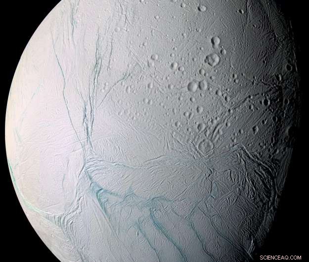 Enceladus  South Pole: Warm Under Frost Revealed by Cassini