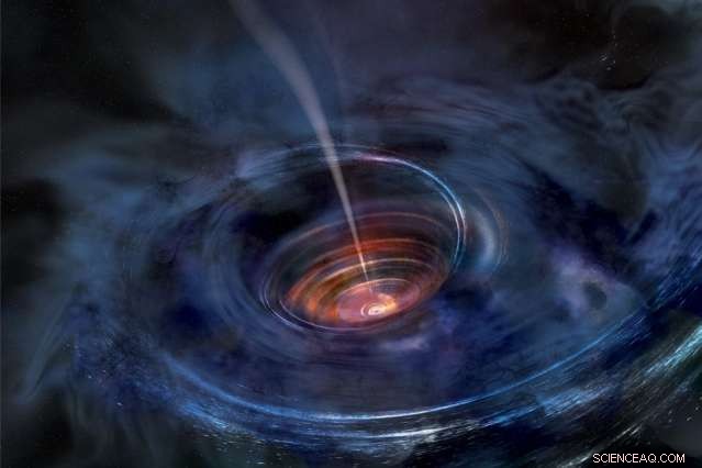 Observations Reveal Black Holes Consume Stellar Debris in Powerful Bursts
