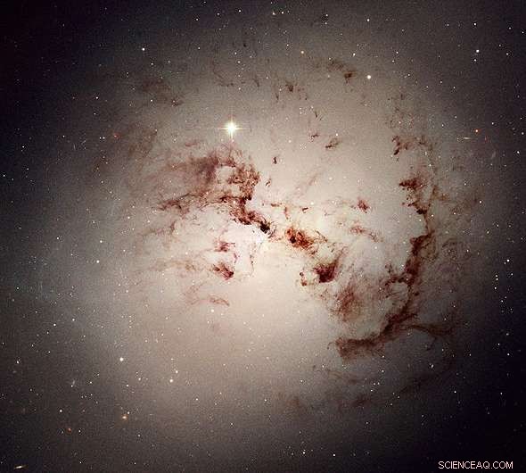 Scientists Uncover Enigmatic Star Cluster Complex SH2 in NGC 1316