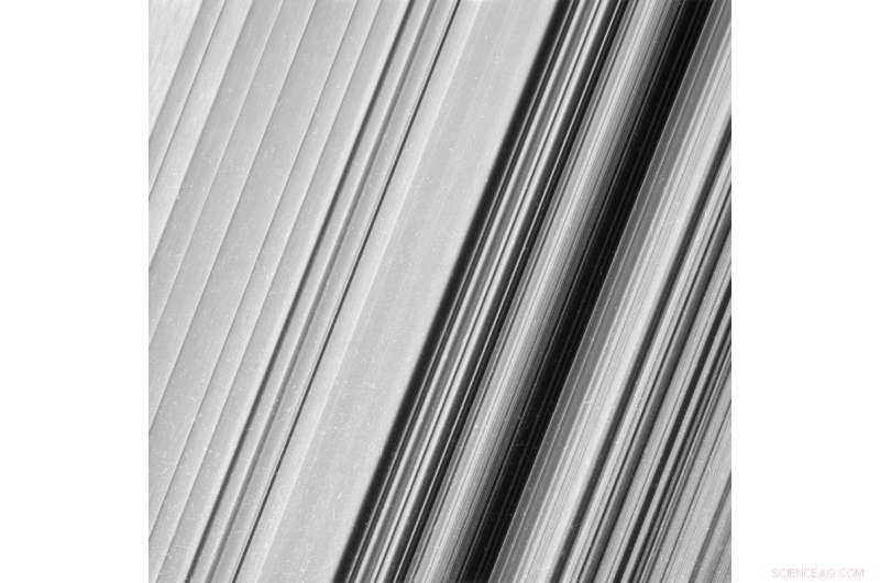 Detailed Close-Up of Saturn s B Ring from Cassini Mission