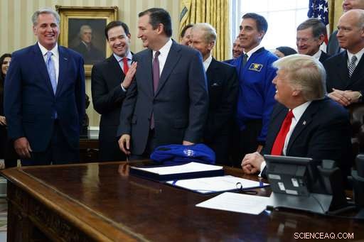 Trump Approves NASA Budget Increase, Considers Sending Congress to Space