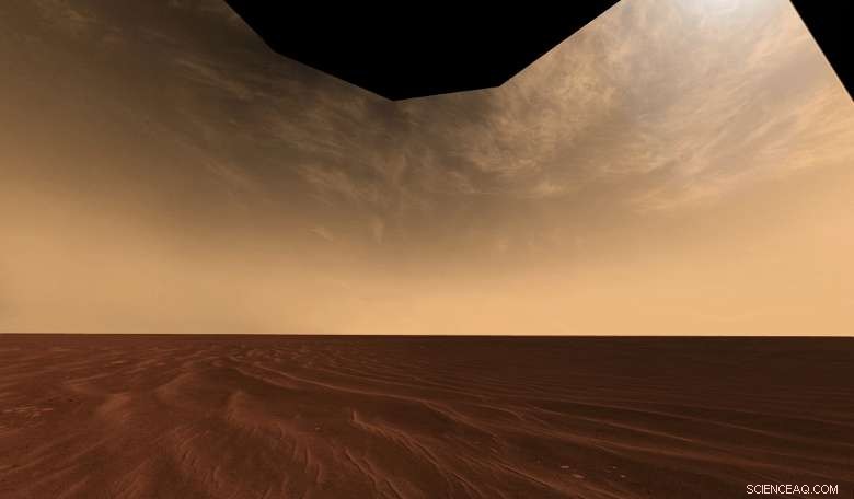 Curiosity Uncovers Gravity-Wave‑Generated Cloud Patterns on Mars