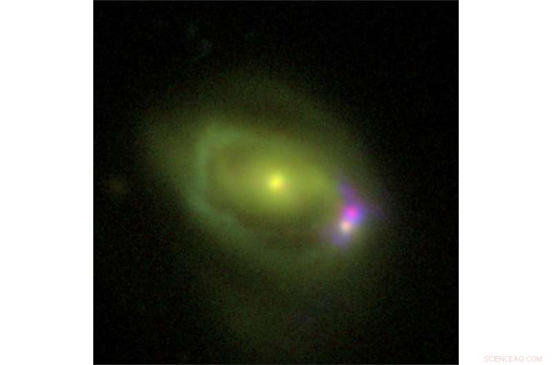 NuSTAR Reveals Enigmatic Behavior in Galaxy Merger