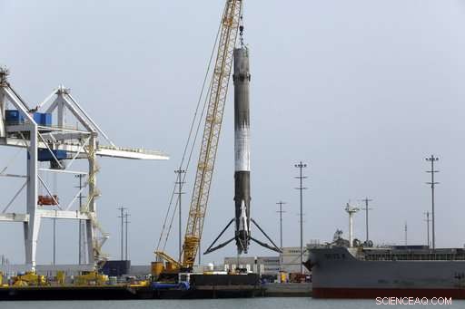 SpaceX Reuses Rocket Booster After Satellite Launch, Demonstrating Sustainability