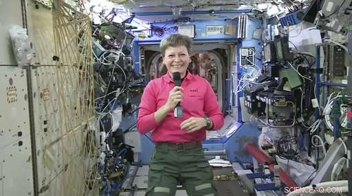 Astronaut Peggy Whitson Sets Record, Celebrates Extended Mission on the ISS