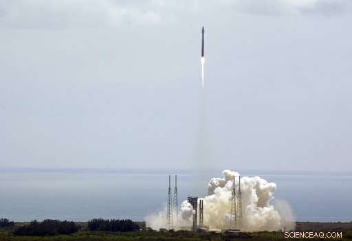 John Glenn Celebrated as Atlas V Launches Supply Ship to the ISS