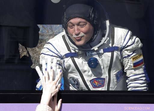 U.S. and Russian Astronauts Welcomed Upon Arrival at the International Space Station