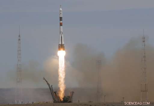 U.S. and Russian Astronauts Welcomed Upon Arrival at the International Space Station