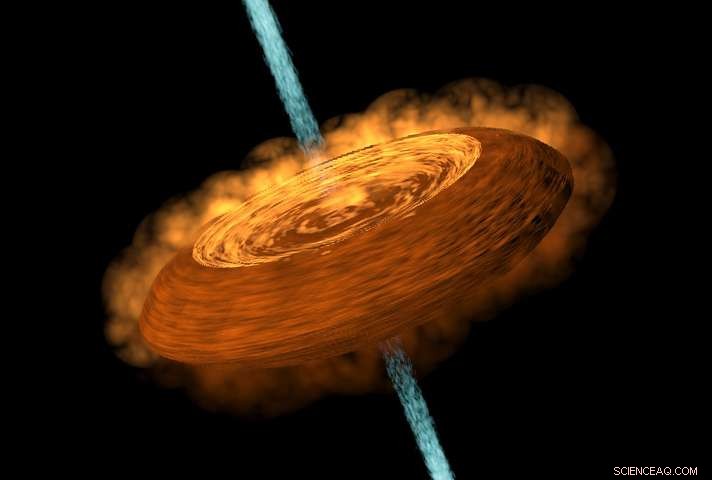 Historic First: Clear Image of Accretion Disk Around a Young Star
