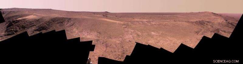 NASA’s Opportunity Rover Advances Through the Tribulation Crater