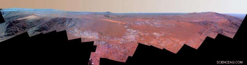 NASA’s Opportunity Rover Advances Through the Tribulation Crater