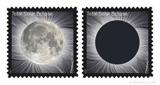 USPS Releases Interactive Stamp Turning a Solar Eclipse into the Moon