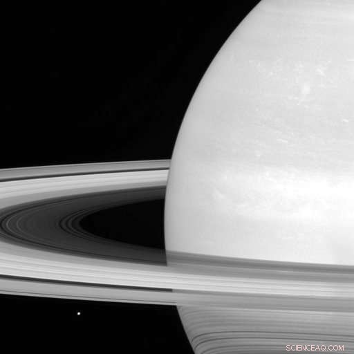 Cassini Makes First-Ever Flyby Between Saturn and Its Rings