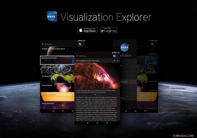 Explore NASA’s Visual Data on Android: The New Visualization Explorer App