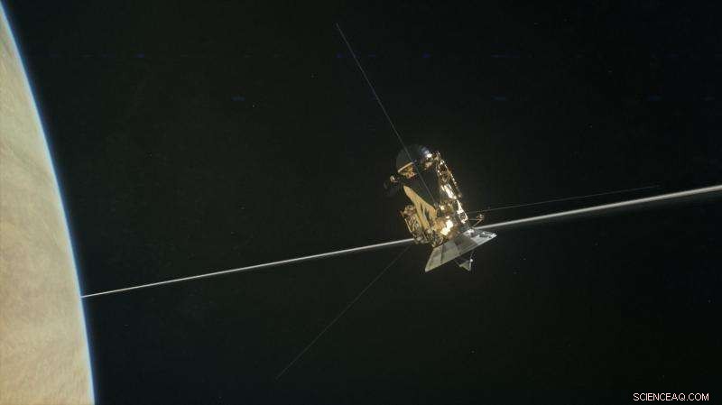 Cassini Discovers a Vast Gap Near Saturn