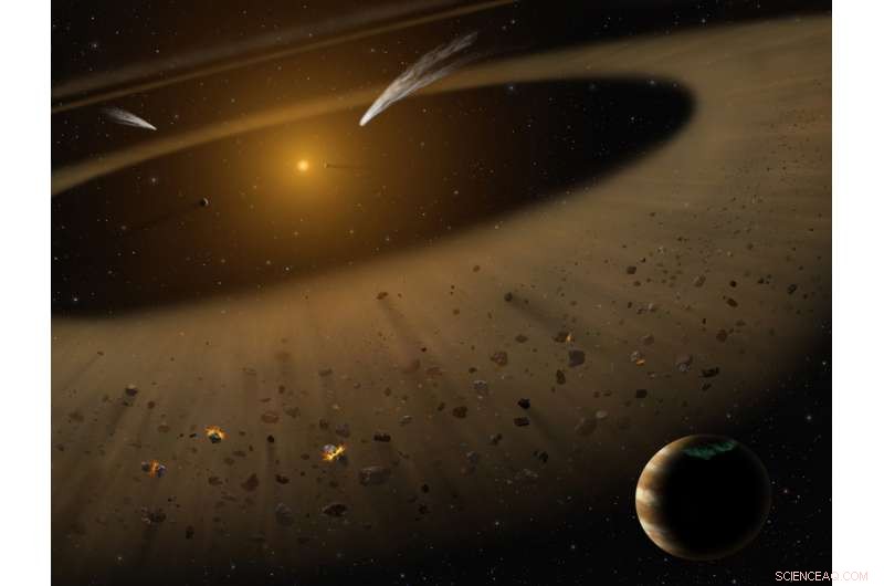 Astronomers Identify Nearby Star as a Prime Model of the Early Solar System