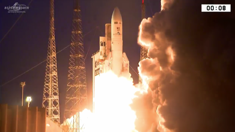 Ariane 5 s Second Liftoff of the Year: Successful Satellite Launch