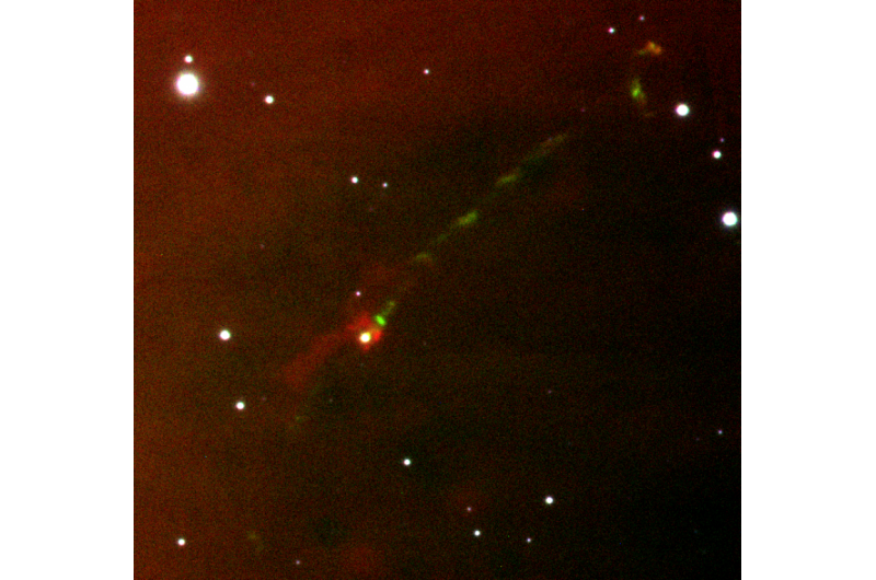 Brown Dwarf Triggers Parsec-Scale Jet, Surpassing Expectations