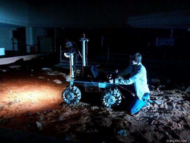 ESA Rover Autonomy Testbed Demonstrates Nighttime Operations in Lunar Polar Conditions