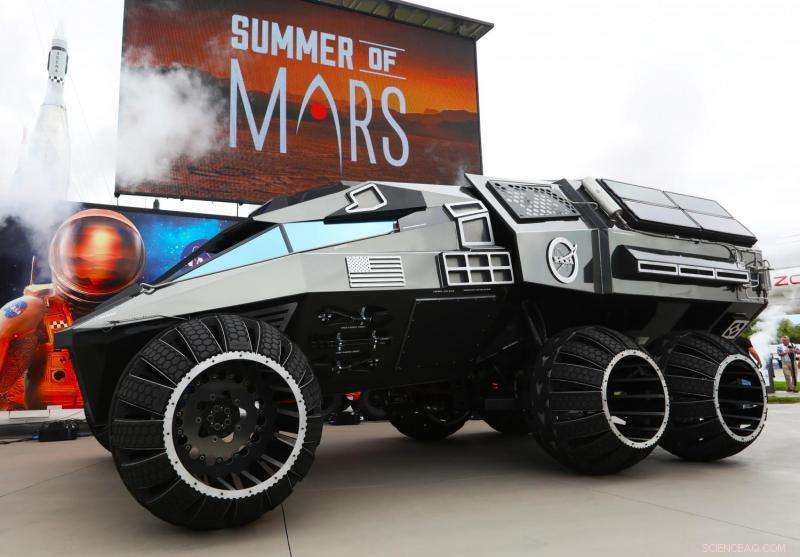 NASA Debuts Innovative Mars Rover Concept Vehicle