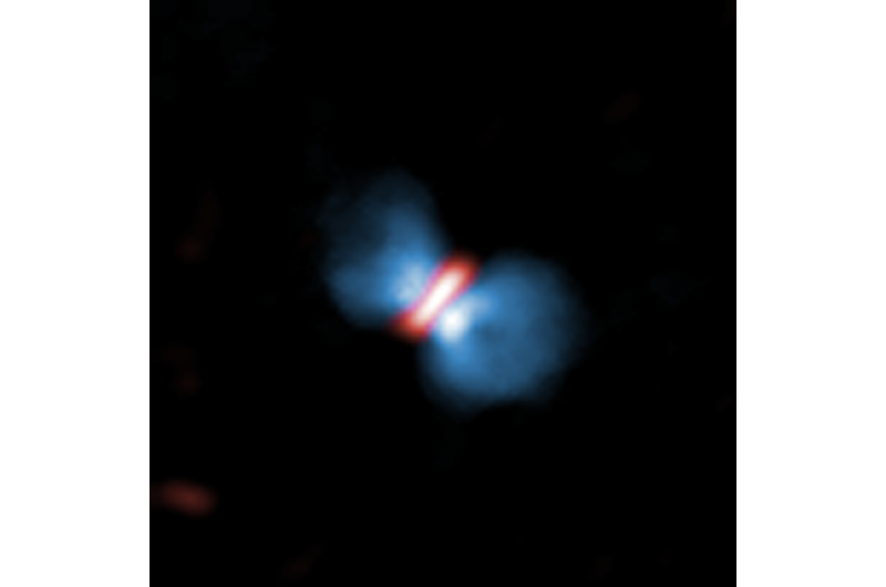ALMA Captures Birth Cry of a Massive Protostar