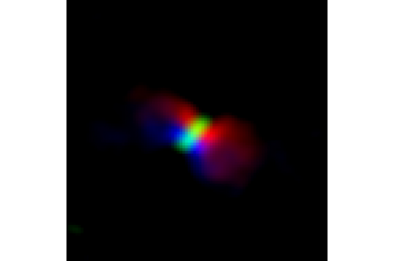 ALMA Captures Birth Cry of a Massive Protostar