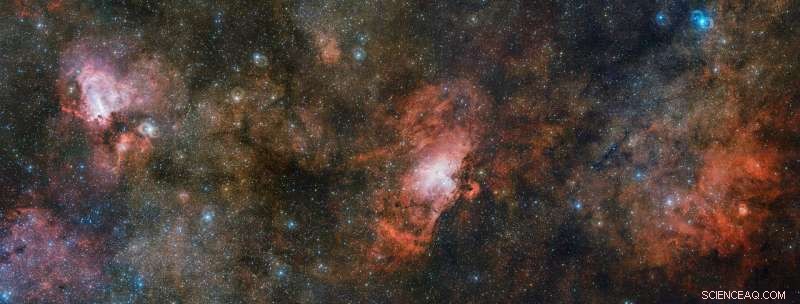 ESO VST Captures Stunning Three‑Gigapixel View of the Eagle Nebula and Sharpless 2‑54
