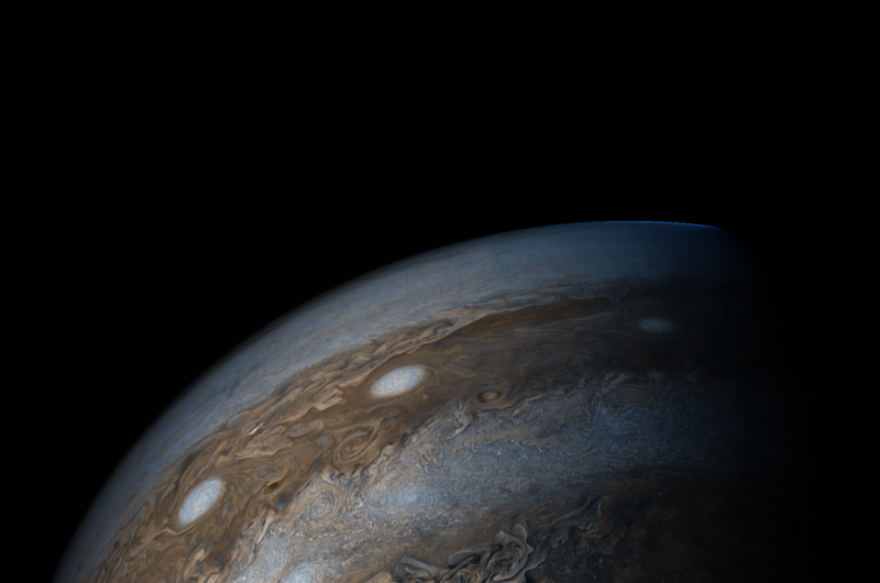 JunoCam Captures Jupiter’s Vibrant Cloud Colors