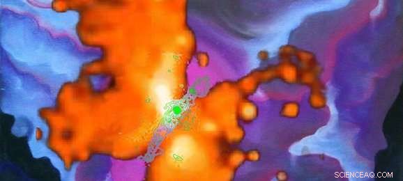 Astronomers Detect Enigmatic Nitrogen-Rich Region in Butterfly-Shaped Star-Forming Disk