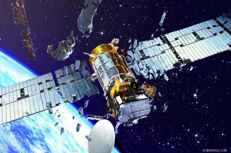 Magnetic Space Tug Designed to Remove Defunct Satellites