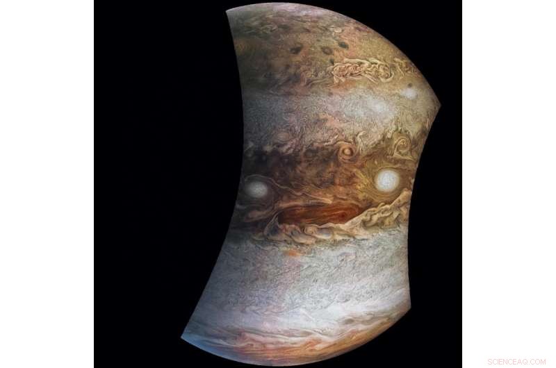 Unveiling Jupiter’s Face: A Stunning JunoCam Portrait