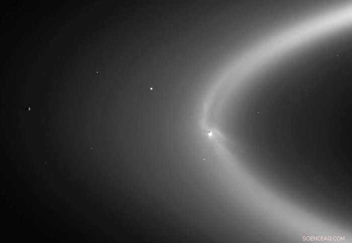Ground-Based Telescope Detects Organic Molecule on Enceladus, Illuminating Life Potential