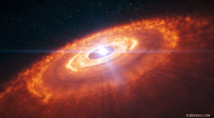 Astronomers Observe the Formation of a New Super-Earth