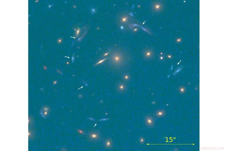 Astronomers Unveil One of the Brightest Galaxies, Illuminated by Gravitational Lens